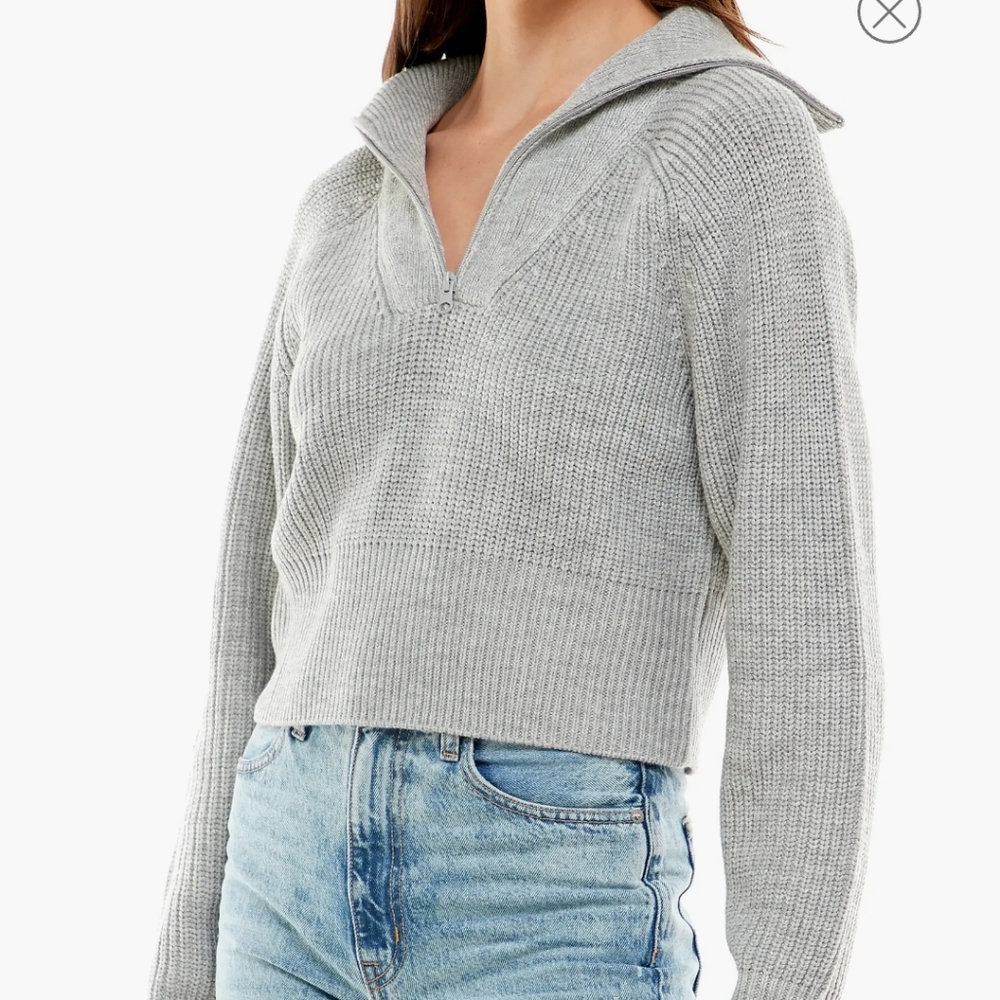 Half zip sweater